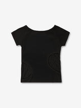 Noir Lace Slash Tee