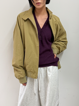 ボタン ディープ Vネック ニット(5color)