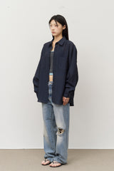 Silent Crack Striped Shirt