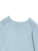 FLAG BOATNECK KNIT LIGHT BLUE