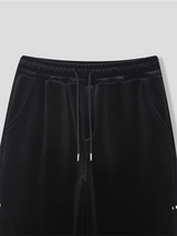 [Unisex] ベルベットミンクリベットバンディングパンツ
