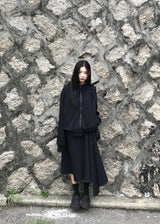 ハイネッククロップフーディージップアップ