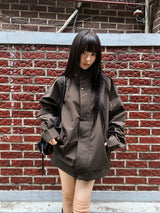 Aaron High Neck Oversized Field Jacket