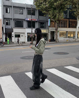 ラップデニムバルーンパンツ