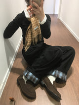 [MD Pick] ノンフェードチェックロールアップデニム (2 Colors)