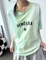 モヘビミンティーサンオーバーサイズTシャツ 4カラー