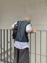 ピンタックツイルバミューダパンツ3C