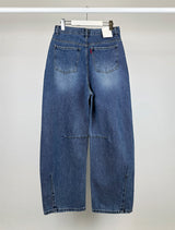 TUCK BALLOON JEANS (2C)