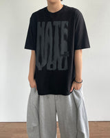 ヘイトプリント半袖Tシャツ