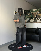 TC Patch Work Banding Denim Pants (3C)