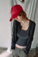 T/T シグネチャー ロゴ ボールキャップ (red)