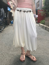 Boheme Line Vintage Wood Beads String Belt