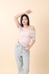 シースルーリボントップス Pink