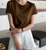 レナシルケットショートスリーブTシャツ / 8カラー
