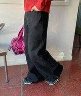 Tille Brushed Denim Bootcut Pants