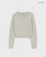 [MADE] STENNE ROUND KNIT WOOL 50%