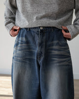 BLOWN WIDE DENIM PANTS