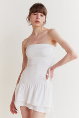 ベラチューブドレス white