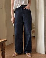 Peaty Wide Denim Pants