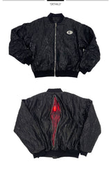 Embryo venom air force cropped cotton jacket