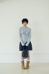 ボンボンミニバッグ(NAVY)