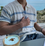Chief Wish Dangara Open Collar Ban Pal Knit