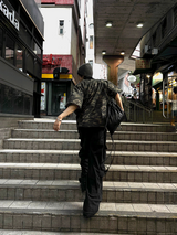 Camo Leather Patch Shirt