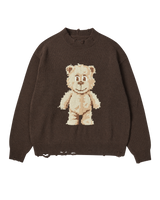 25FW ディストレスドベアウールニット