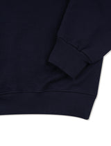 UNISEX 카고포켓 DISPLACE 로고 맨투맨 네이비(FCE1TS101M)
