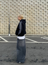 ブラッシュデニムバルーンパンツ　２色