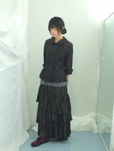 Semi-A-Line Double Button Jacket