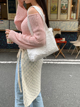 [MADE] Harmo layered knit skirt