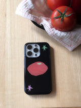 Tomato Glass Bumper Case ( Black )