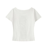 ウェンディ レース ワンショルダー Tシャツ