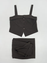 Onion Belted Wide Slacks