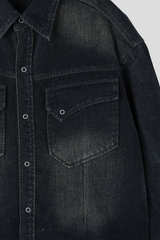 [SET UP가능] Heavy western pocket shirts(2color)