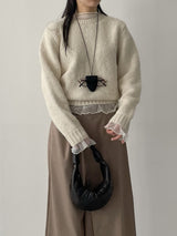 Wrap Banding Wide Slacks