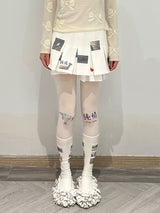Printed stockings