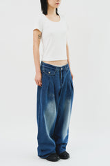 (W) Ju シルケットトップ (5color)
