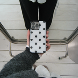 22 dot case - white 
