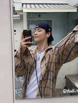 No.0830 B シンチェックシャツ (3color)