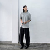 Structured Paneled Oversized Tee