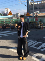 スウェルカーブデニムパンツ (S, M, L, XL / 7colors)
