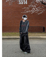 クルー トラック ピグメント ロングスリーブ Tシャツ