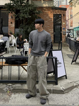 Mata stone washing cargo pants