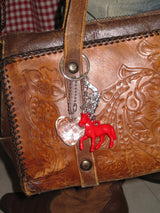 Cowgirl Keyring