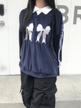 キッチュベルベットリボンTシャツ