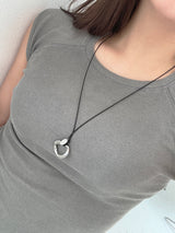 Nomad Ring Leather Necklace