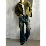 [Unisex] Crack washing flare pants(2color)
