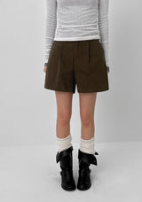 [MADE] Dinati Cotton One-tuck Shorts